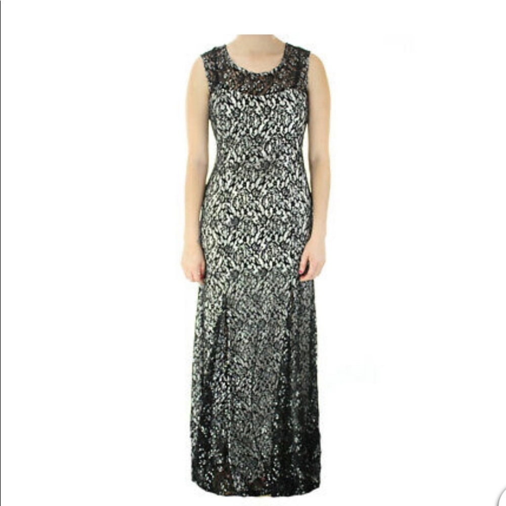 Sequin hearts formal dress